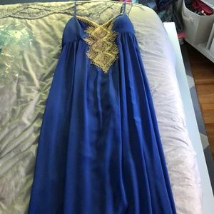 kelsea silk maxi dress